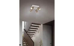 Takspot Med Minst 4 Lampor<Trio Lighting Soka Spotlight 4-delat GU10 kaffe/varmgrå