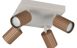 Takspot Med Minst 4 Lampor<Trio Lighting Soka Spotlight 4-delat GU10 kaffe/varmgrå