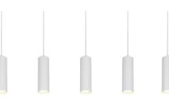 Trio Lighting Soka Takpendel 5-delad GU10 matt vit* Avlånga Taklampor