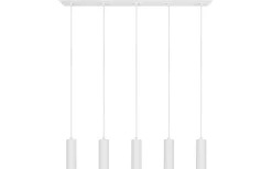 Trio Lighting Soka Takpendel 5-delad GU10 matt vit* Avlånga Taklampor