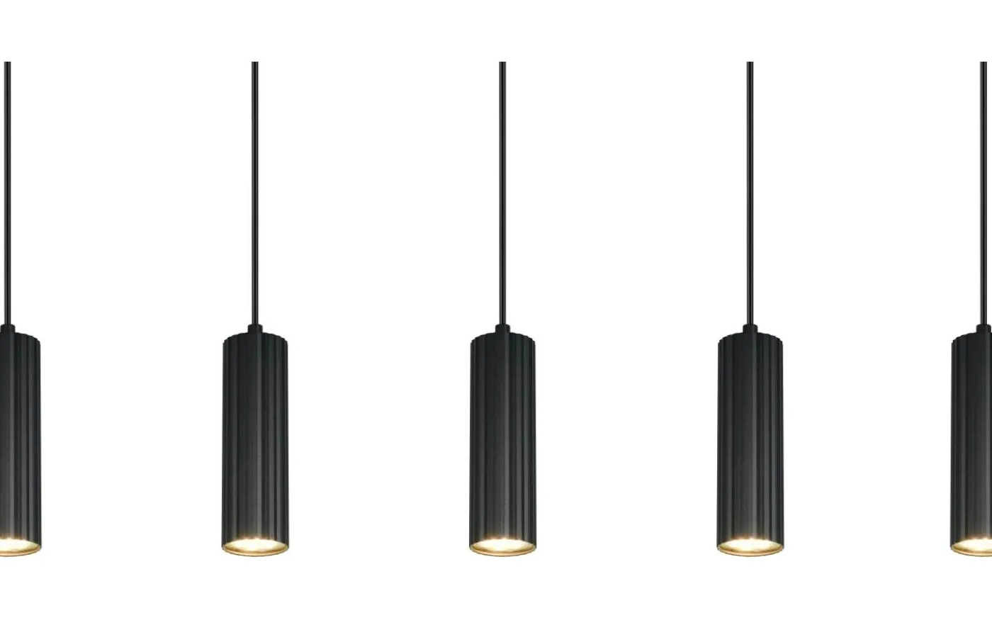 Soka Takpendel 5-delad GU10 mattsvart