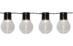 Solcells-ljusslinga Partaj Solar Varmvit 10L 1,9m