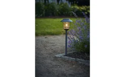 Solcellslampor Stig & Mark|Visa Alla Solcellslampor<Star Trading Solcells-pollare Filippa 50cm Grafit