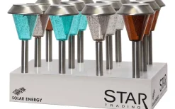 Star Trading Solcells-pollare Ibiza 12-Pack Varmvit 30cm* Solcellslampor Stig & Mark|Visa Alla Solcellslampor