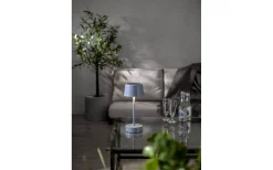 Uppladdningsbara Lampor Utomhus|Uppladdningsbara Lampor Utomhus<Star Trading Solei Uppladdningsbar Bordslampa Blå 27cm IP44