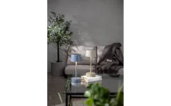 Uppladdningsbara Lampor Utomhus|Uppladdningsbara Lampor Utomhus<Star Trading Solei Uppladdningsbar Bordslampa Blå 27cm IP44