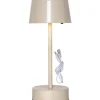 Solei Uppladdningsbar Bordslampa Beige 27cm IP44