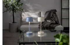 Solei Uppladdningsbar Bordslampa Beige 27cm IP44