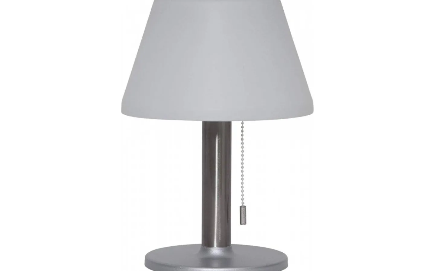 Visa Alla Solcellslampor<Star Trading Solia Solcellsdriven Bordslampa Rostfri/Vit