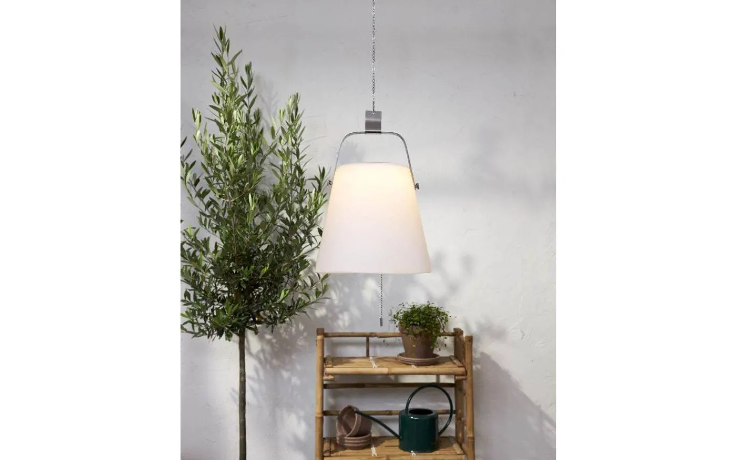 Visa Alla Solcellslampor<Star Trading Solia Taklampa Solcell 26cm Vit