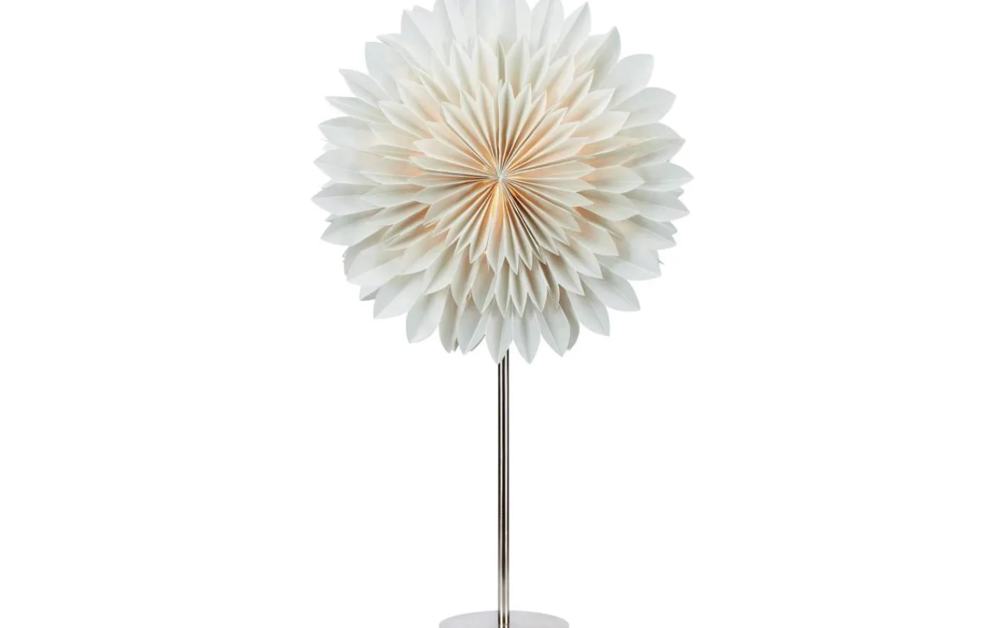 Exklusiva Pappersstjärnor|Visa Alla Julstjärnor<Markslojd Solina Julstjärna På Fot 65cm Grå/Stål