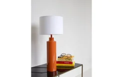 Solo Bordslampa 65cm Blank Orange/Vit