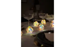 Batteri Julpynt Inomhus|Batterislingor Inomhus<Konstsmide Solskimmer Batteridriven Slinga 1,35m 10st Diamantbollar