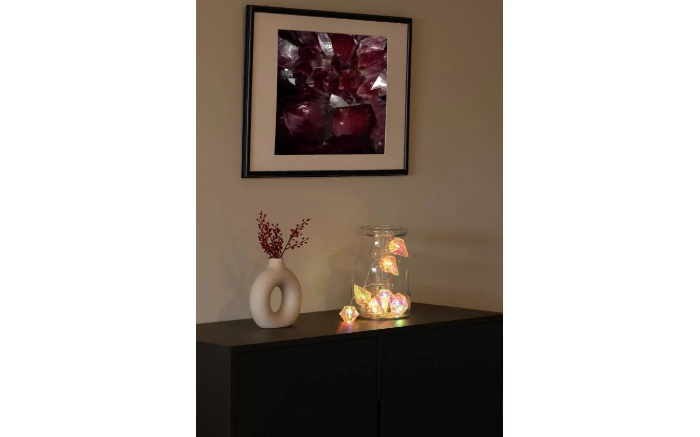 Solskimmer Batteridriven Slinga 1,35m 10st Diamanter