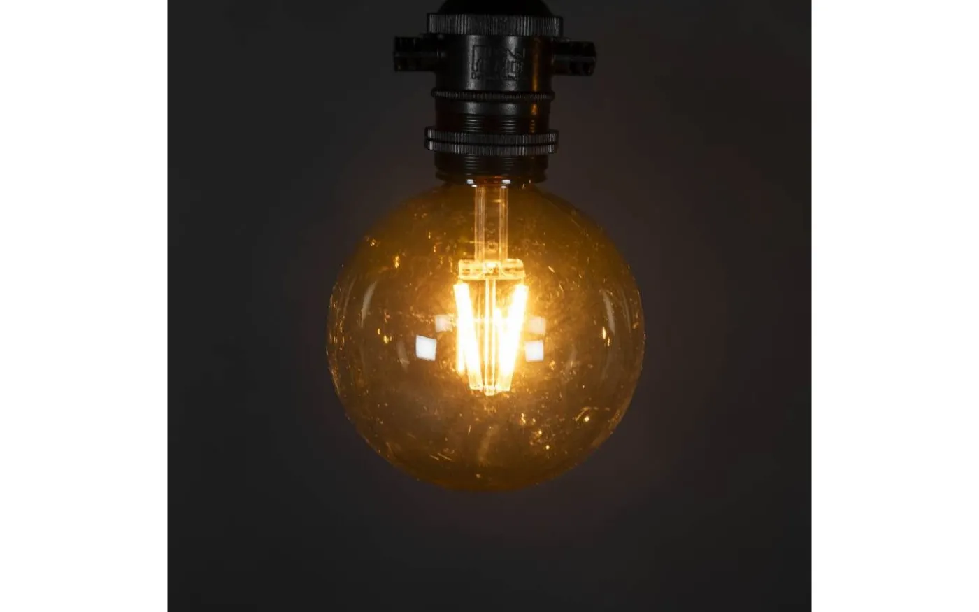 Solstråle Partyslinga Extraset 9,15m 10L Brun/Amber utbytbar LED IP44