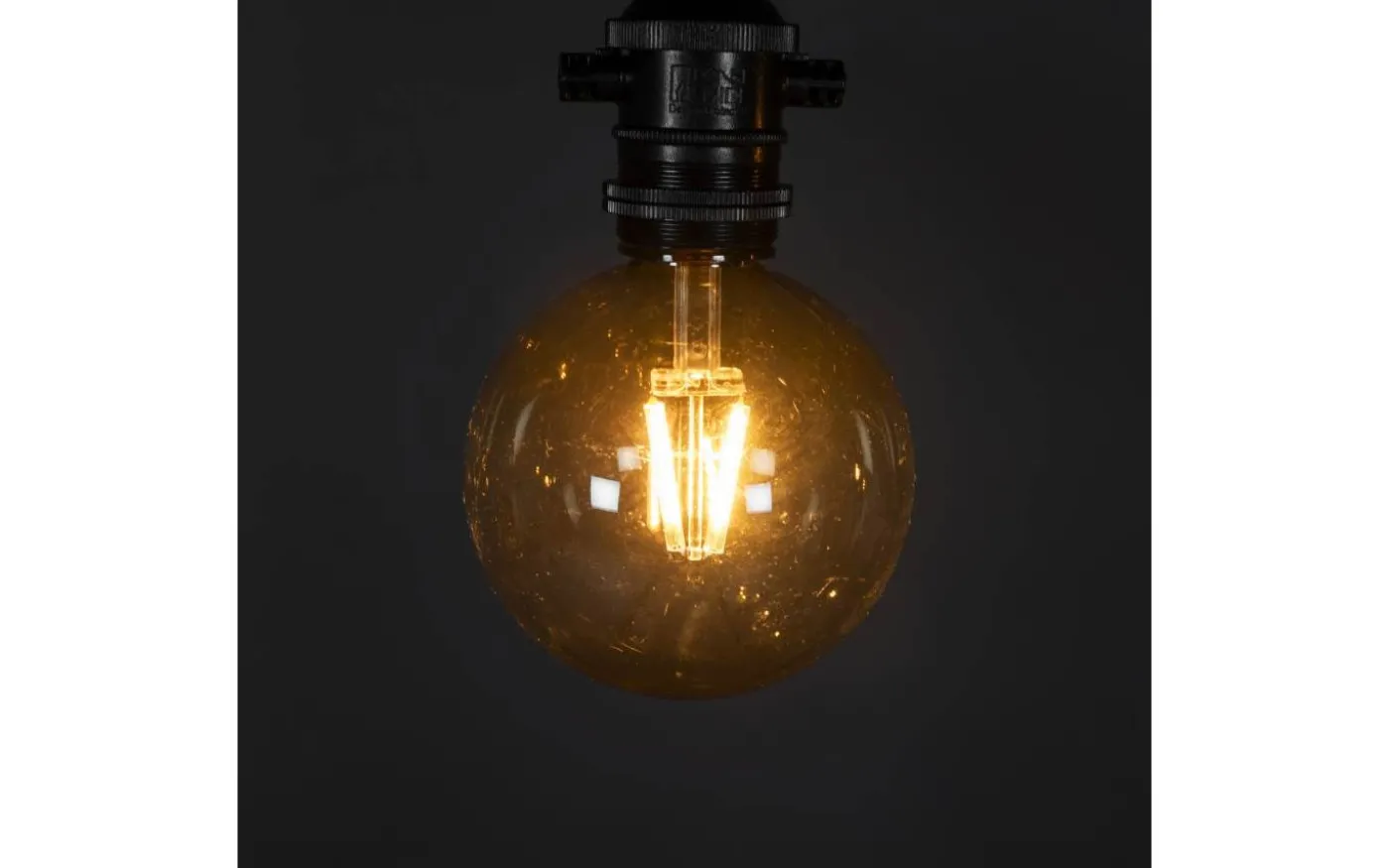 Solstråle Partyslinga Extraset 9,15m 10L Brun/Amber utbytbar LED IP44