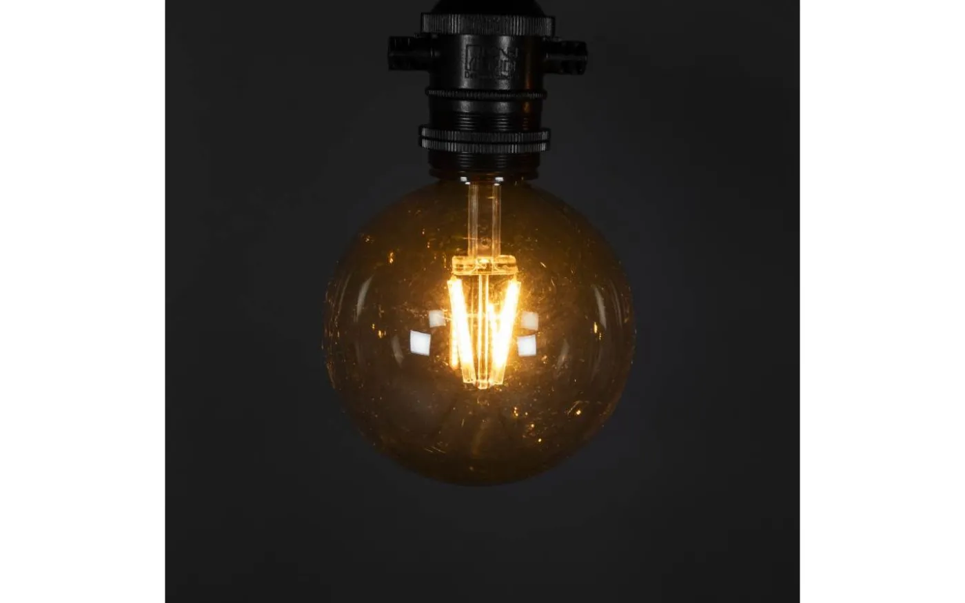 Solstråle Partyslinga Extraset 9,15m 10L Brun/Amber utbytbar LED IP44