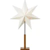 Solvalla Bordstjärna 35cm Vit/Ek