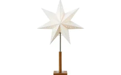 Solvalla Bordstjärna 35cm Vit/Ek