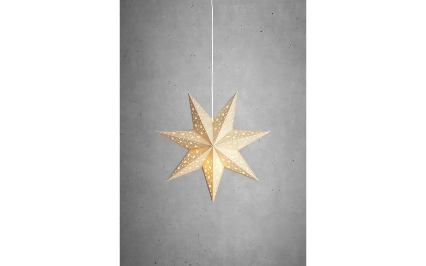 Solvalla Julstjärna Guld 45cm