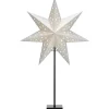 Solvalla Julstjärna på Fot 69cm Silver