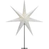 Visa Alla Julstjärnor|Julstjärnor På Fot<Markslojd Solvalla Julstjärna på fot 100cm Silver