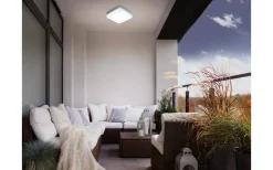 Eglo Sonella Plafond 22cm LED 3000K 8,2W Vit IP44* Taklampor Utomhus