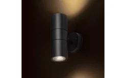 Rendl Sorano II Vägglampa Svart IP44* Kustnära Belysning|Upp & Nedljus Lampor