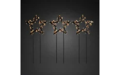 Sparv Stjärnor på Markspett 3-Pack 35cm Amber IP44