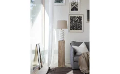 Spin Lampfot 41cm Vit