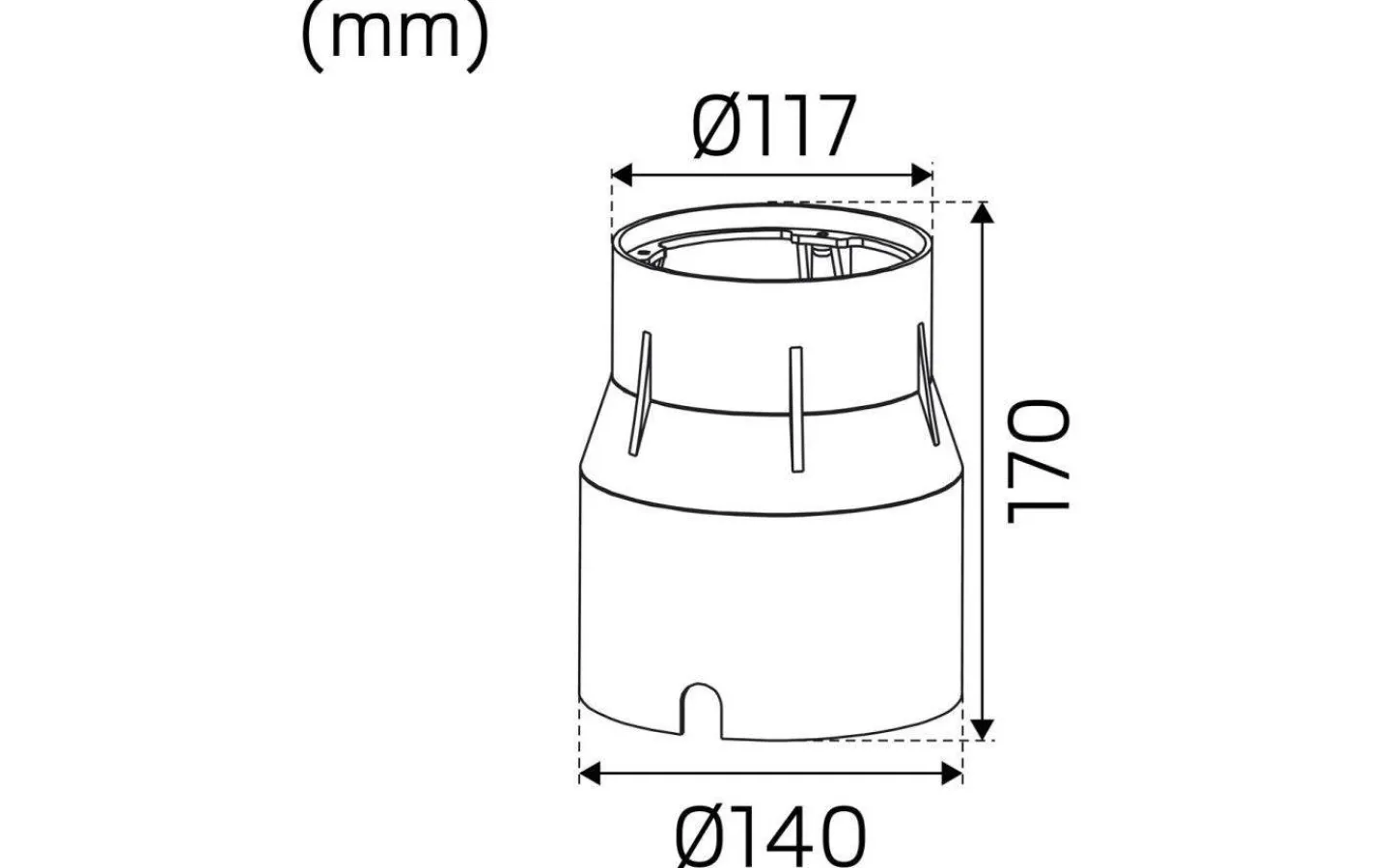 Hidealite Spot Up Multi 230V 3000K 17W IP67* Markbelysning