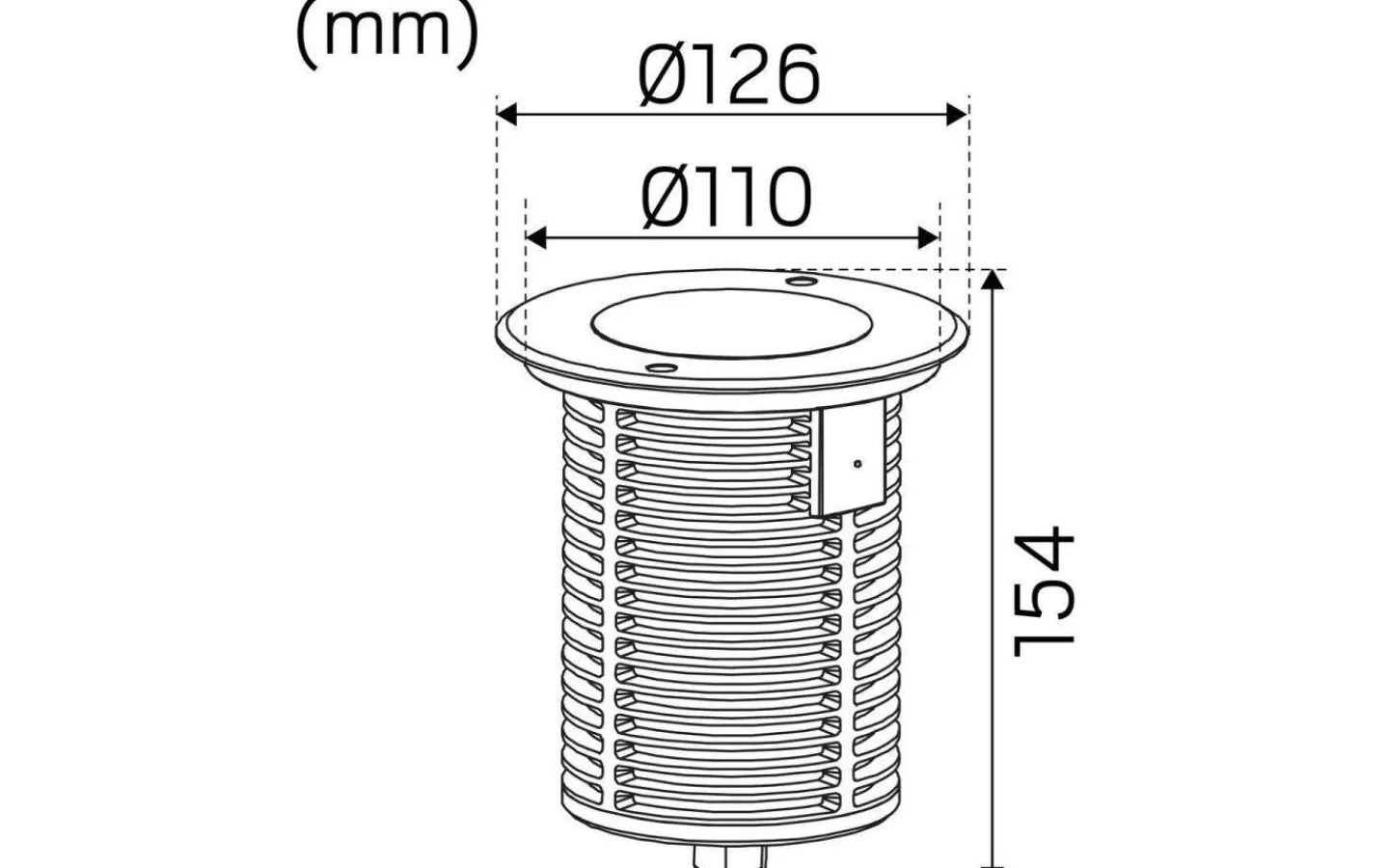 Hidealite Spot Up Multi 230V 3000K 17W IP67* Markbelysning
