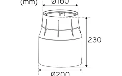 Spot Up Multi 230V Tilt 3000K 17W IP67