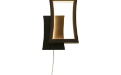 Aneta Staccato Vägglampa 3-Steg Dim LED 8W 3000K Svart* Lampetter