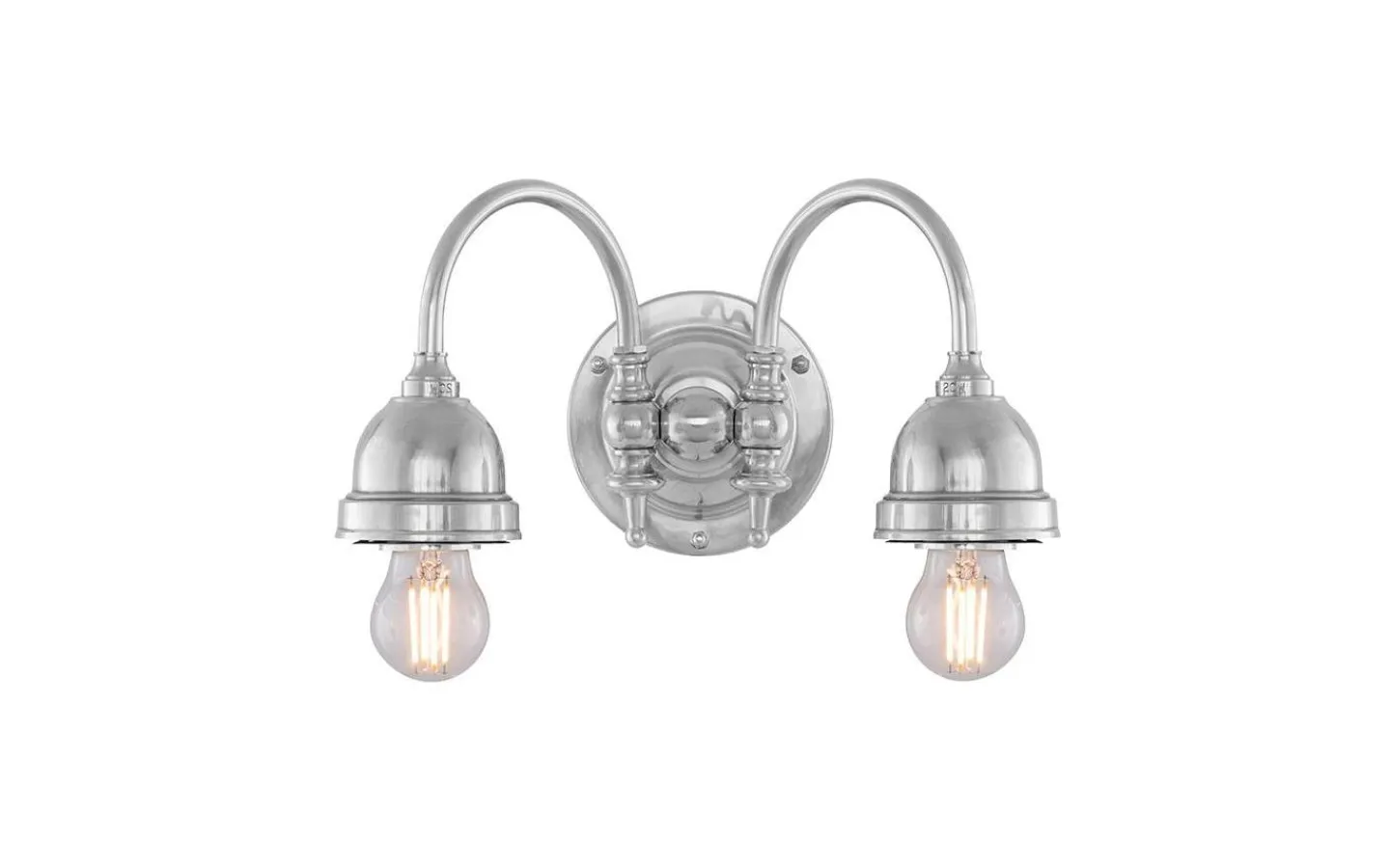 Badrumslampor Vägg<Karlskrona Lampfabrik Stackelberg - Förnicklad Badrum IP21