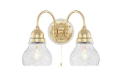 Stackelberg - Mässing / Brytare / Vitt fäste