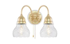 Stackelberg - Mässing / Brytare / Vitt fäste