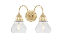 Badrumslampor Vägg<Karlskrona Lampfabrik Stackelberg - Mässing Badrum IP21