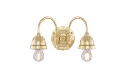 Badrumslampor Vägg<Karlskrona Lampfabrik Stackelberg - Mässing Badrum IP21