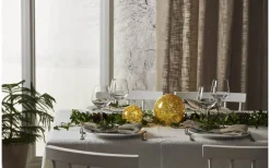 Star Fall Batteridriven Glaskula med Timer 15cm Guld