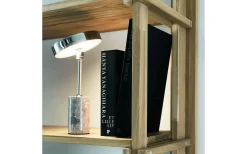 Uppladdningsbara Lampor Inomhus|Bordslampor<Dyberg Larsen Starlight Uppladdningsbar Bordslampa 25cm LED 3000K 2W Krom/Grå Marmor