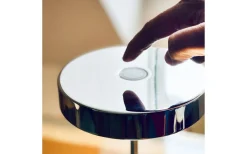 Uppladdningsbara Lampor Inomhus|Bordslampor<Dyberg Larsen Starlight Uppladdningsbar Bordslampa 25cm LED 3000K 2W Krom/Grå Marmor