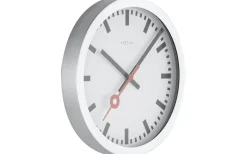NeXtime Station II Väggklocka Ø30cm Vit* Väggklockor