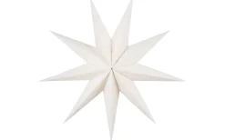 Visa Alla Julstjärnor|Julstjärnor Utan Sladd<Globen Lighting Stella Julstjärna 75cm Vit Bouclé