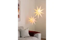 Visa Alla Julstjärnor|Julstjärnor Utan Sladd<Globen Lighting Stella Julstjärna 75cm Vit Bouclé