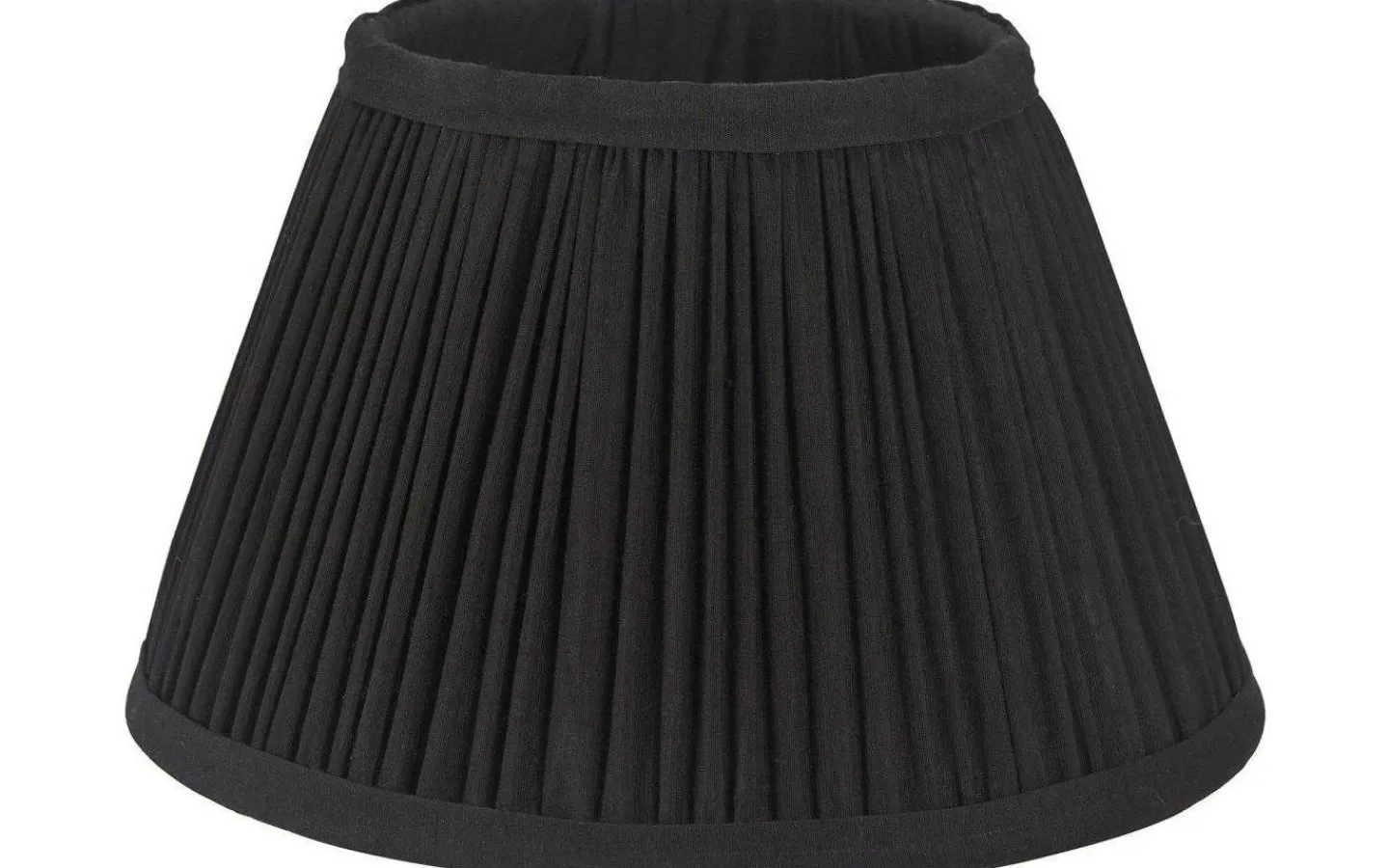 PR Home Stella Lampskärm Ø30cm Svart* Enfärgade Runda Lampskärmar|Plisserade Lampskärmar