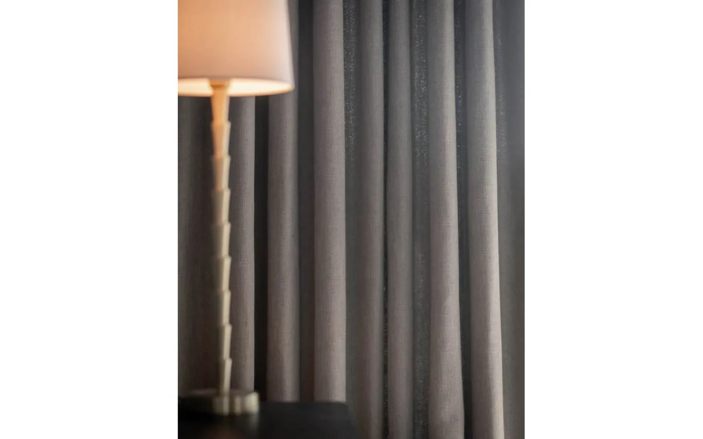 Svanefors Sten Gardin 1-pack Grå 270x280cm* Enfärgade Gardiner