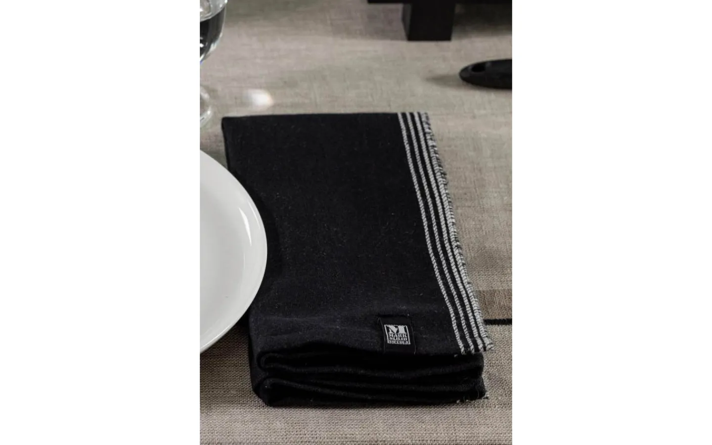 Markslojd Stenhild Servetter Svart 2-pack* Servetter & Servettringar