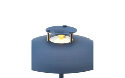 Uppladdningsbara Lampor Utomhus|Uppladdningsbara Lampor Utomhus<Halo Design Stepp 1-2-3 Uppladdningsbar Bordslampa LED 2,5W 2700K 28cm Dark Blue IP54
