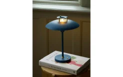 Uppladdningsbara Lampor Utomhus|Uppladdningsbara Lampor Utomhus<Halo Design Stepp 1-2-3 Uppladdningsbar Bordslampa LED 2,5W 2700K 28cm Dark Blue IP54